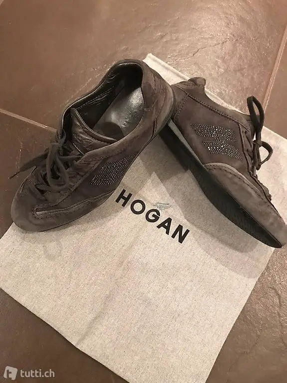 Hogan no37 grigio scuro con brillantini