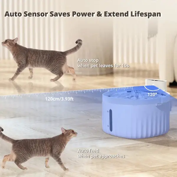 Katzen wasser brunnen drahtloser Bewegungs sensor
