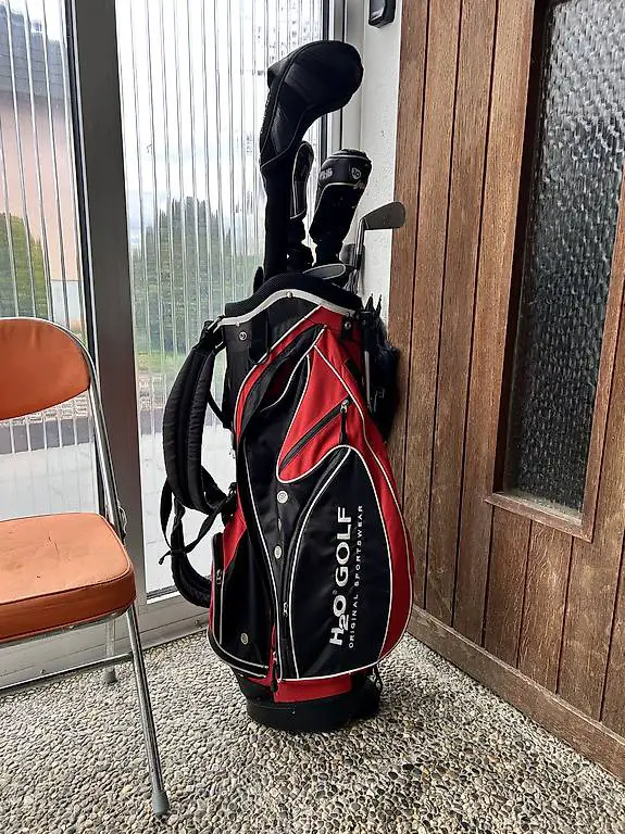 Golfbag mit 4 Schläger