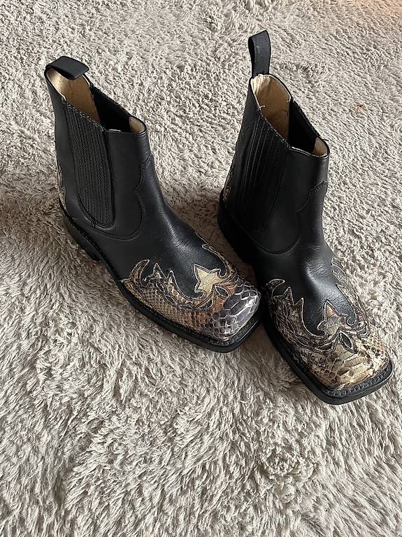 Sancho cowboy boots 39, schlangenleder