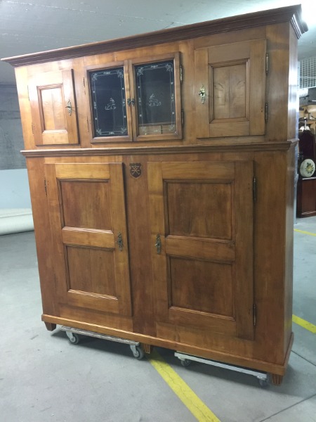 schönes antikes Büffet Biedermeier Massivholz Kirschbaum