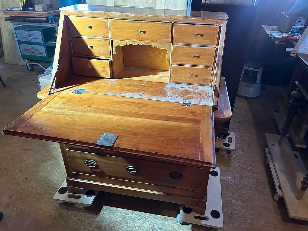 Schreibkommode, Sekretär, Kirschbaum, B110 cm, H120, T55 cm