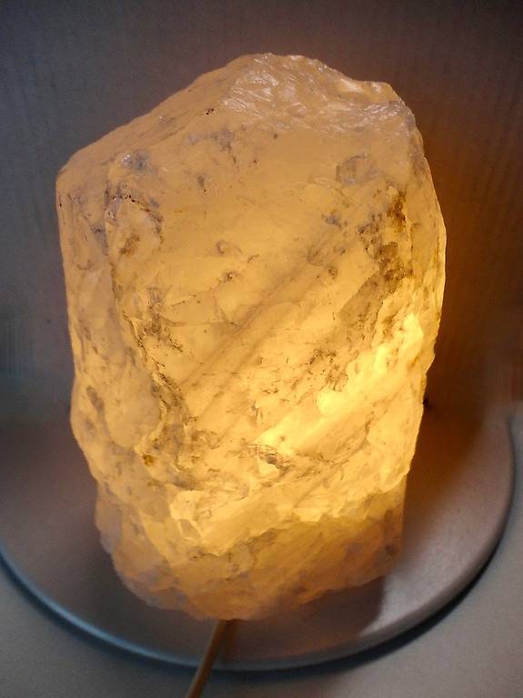 Bergkristall-Lampe Naturbelassen