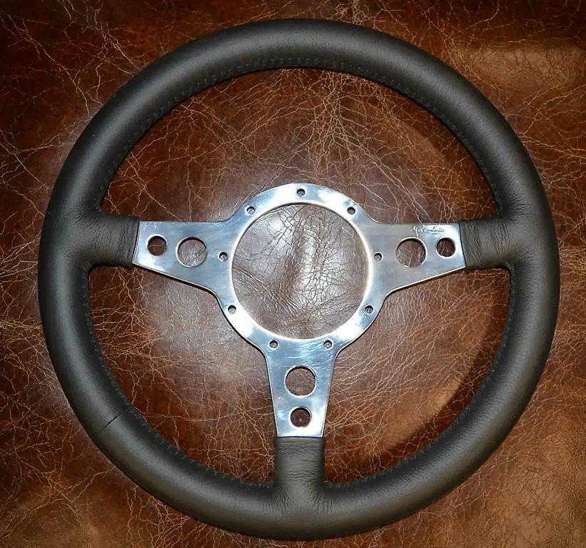 Lenkrad Moto Lita Leder 34 cm