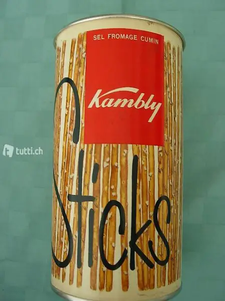  Kambly Sticks Karton Büchse mit Aluminium Deckel