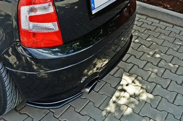  Diffusor ansatz für Skoda Fabia RS 1 Heckansatz hinten