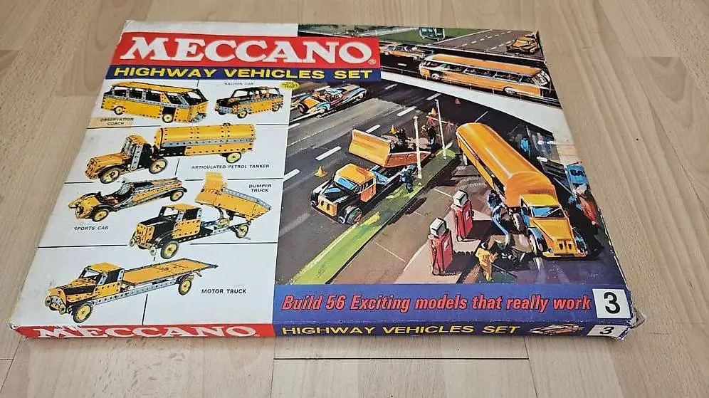 Meccano verschiedene Fahrzeugbaukästen - Rarität