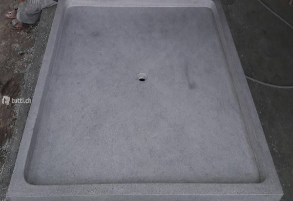  Duschwanne Terrazzo Duschplatte Duschtasse Steinwanne Brause