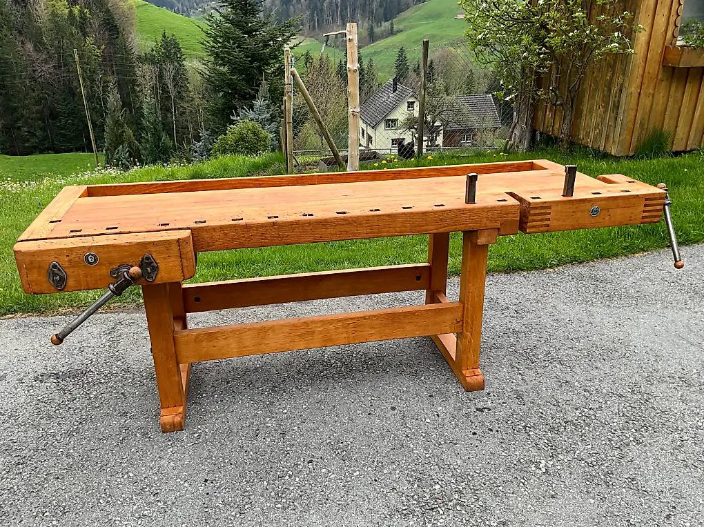 Hobelbank, Werkbank, Antik, Profi