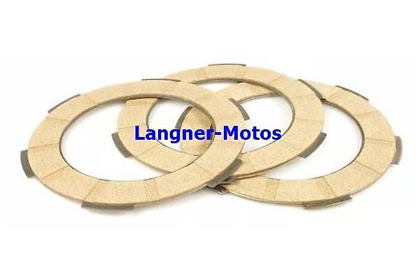 3x Kupplungsbeläge Kork OEM PIAGGIO Vespa PK ET3 125 APE 50