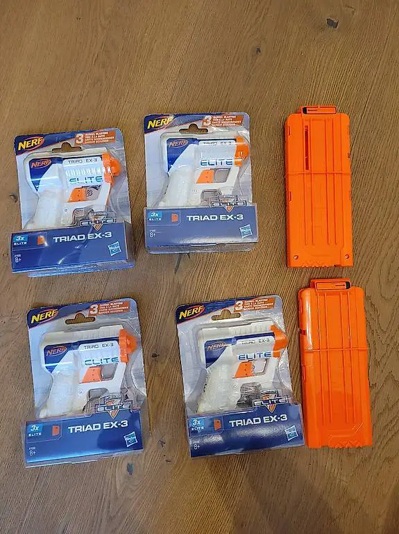 Nerf Triad EX-3 NEU und Magazin