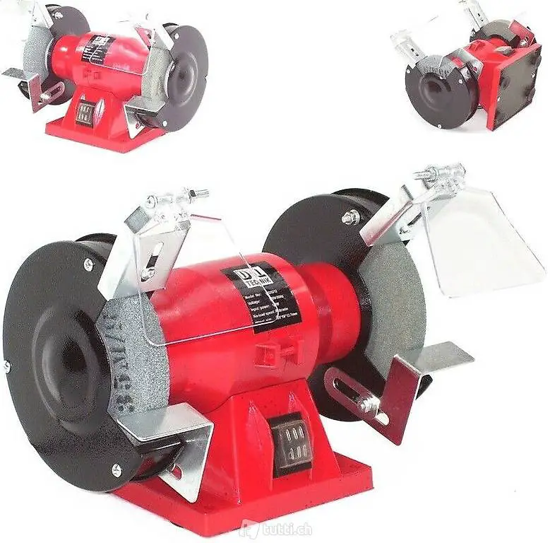  Doppelschleifer 1250mm inkl. Scheiben 230V Schleifmaschine