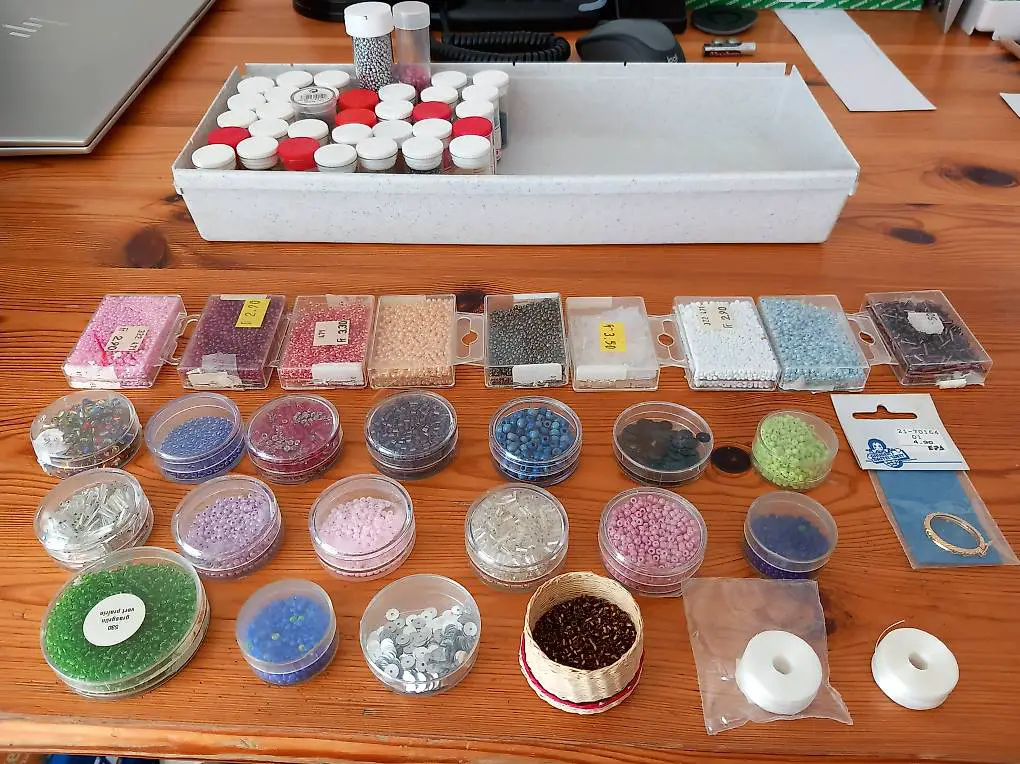 Glasperlen zum Basteln