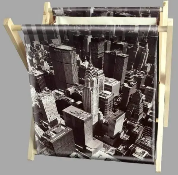 Nostalgie-Zeitungs-/Wäscherack-N.Y.