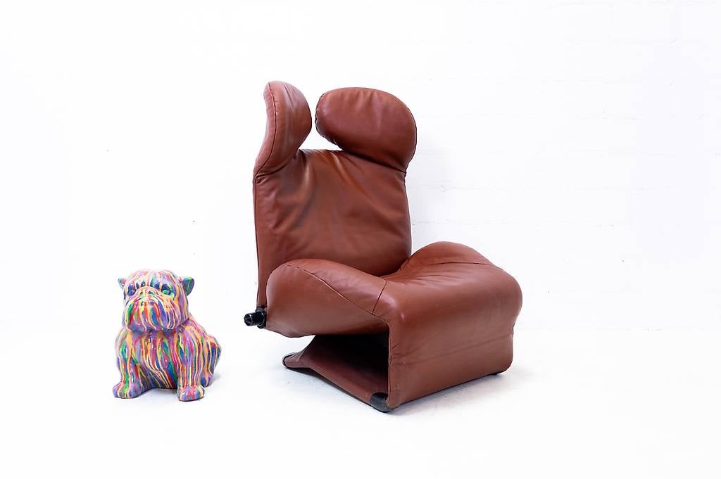 Cassina Wink Sessel Leder Nr. 5 - Lieferung möglich