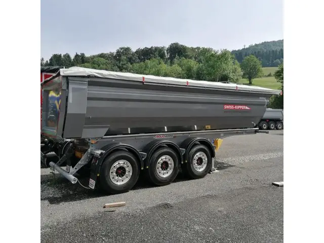 ROJO-Sattelauflieger, AluHARD 24m3-7.2m, Rückwärtskipper