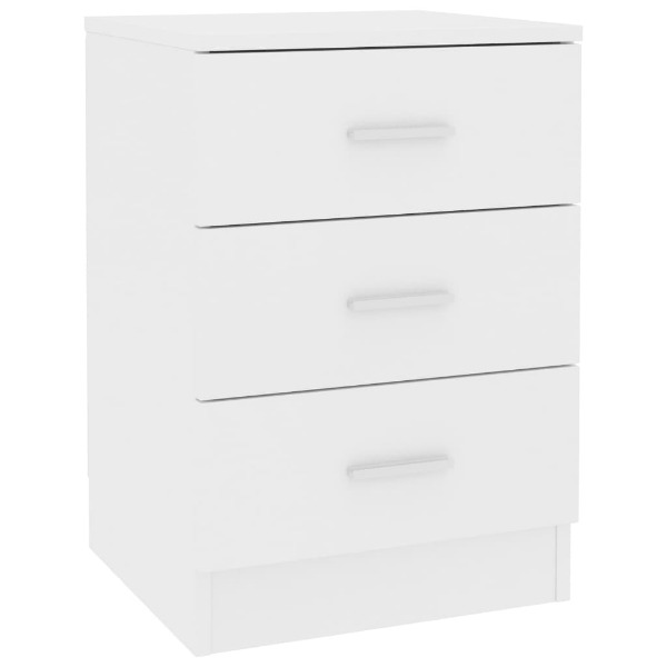  Nachtschrank Weiss 38 x 35 x 56 cm Spanplatte