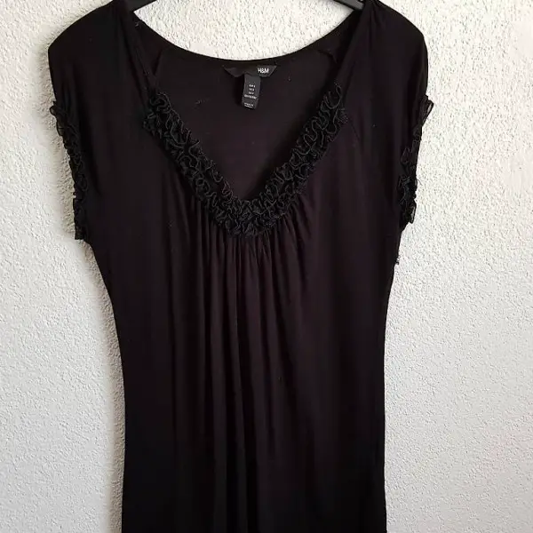 schwarzes Oberteil EUR S, H&M