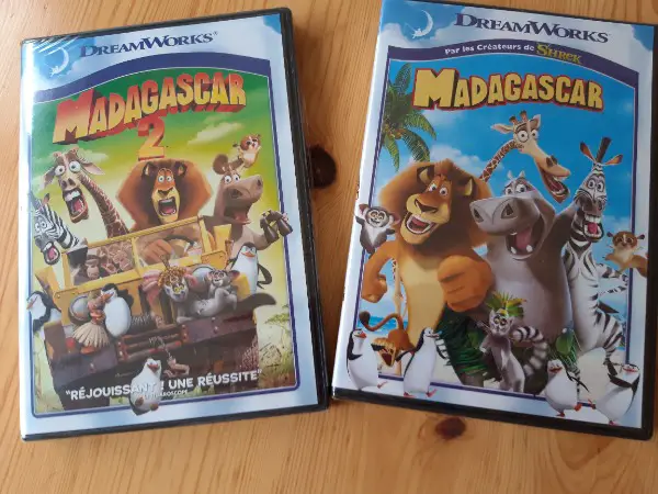 DVD Madagascar 1 + 2, neuf
