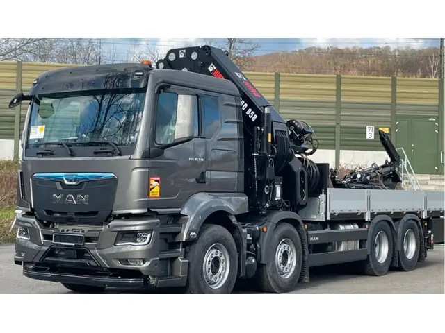 man, man 35.520 8×4 kran kran hiabhipro858e, kran