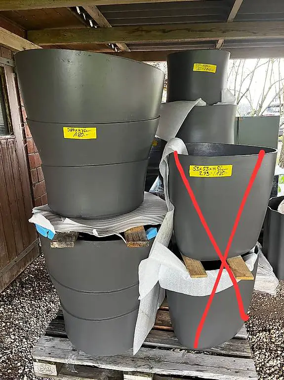 Eternit Pflanzengefässe, Töpfe, Kübel