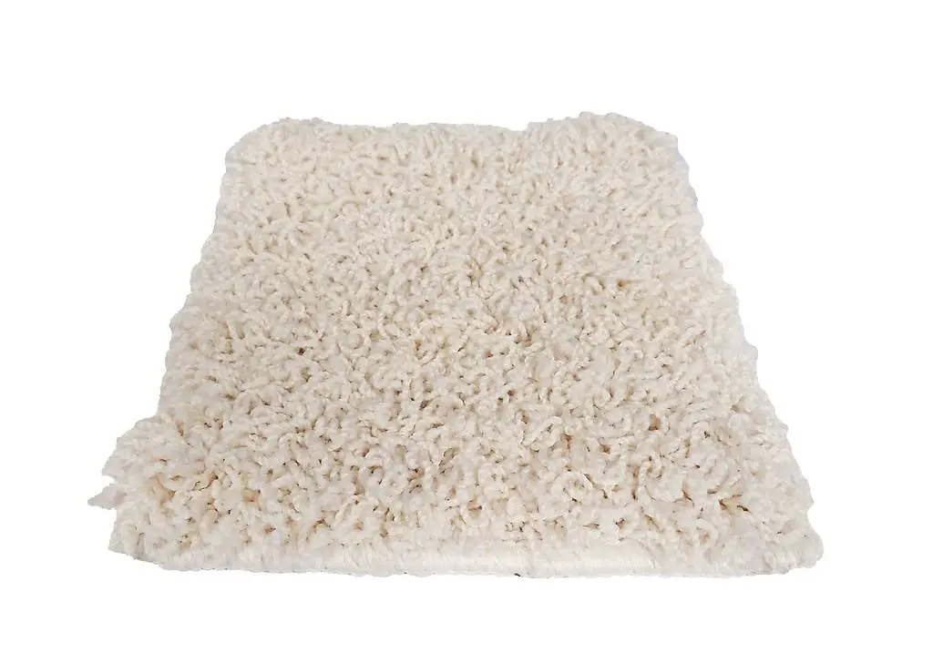  Hochflor Teppich 160 x 230 cm creme