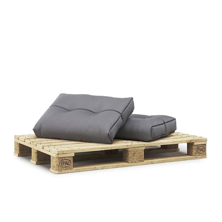 Palettenkissen Rückenkissen 2er-Set 55 x 39