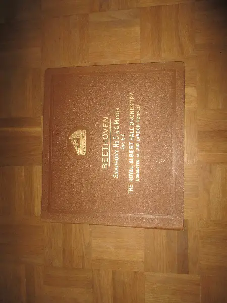 Schallplatten Schellackplattenalbum Beethoven, 5. Symphonie