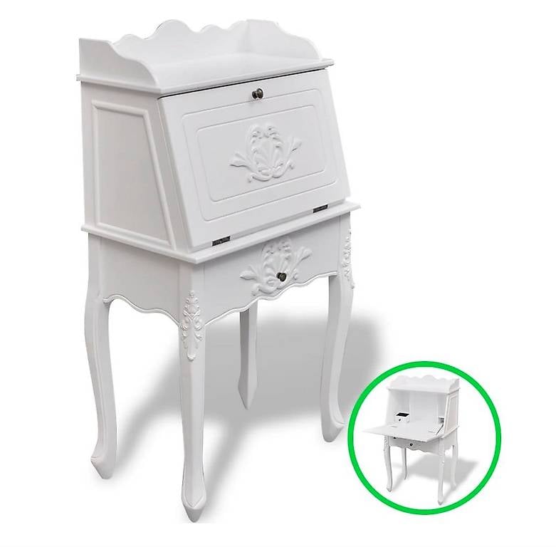 Sekretär aus Holz im französischen Landhaus-Stil