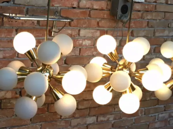 16 stück Designer Kronleuchter 70 ér Jahre Industrielampe