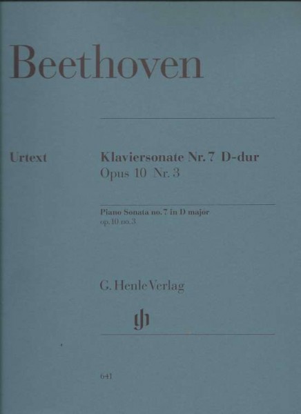 Klaviersonate 7 D dur opus 10 numéro 3 HN 641