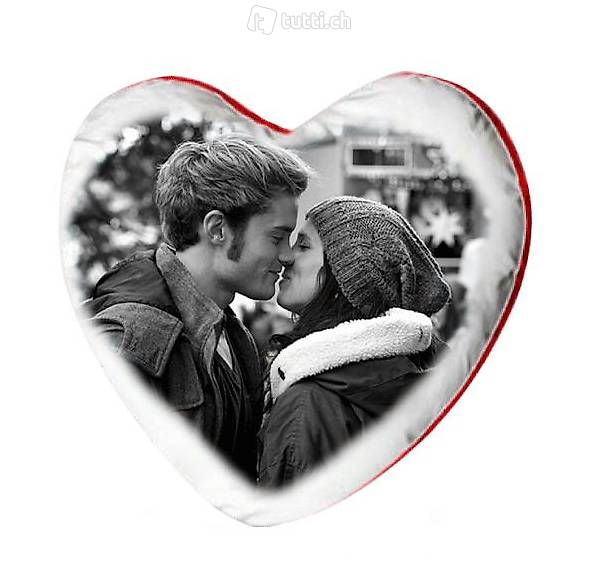  Herz Foto-Kissen (Foto-Druck)