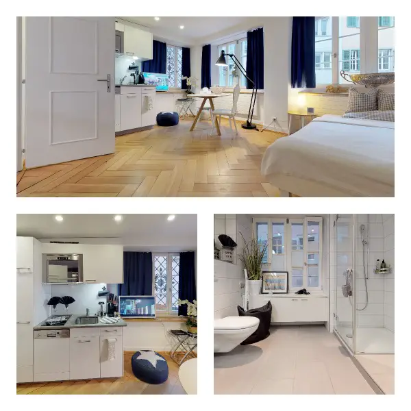 Studio-apartment between 5* Widder Hotel and Storchen Hotel