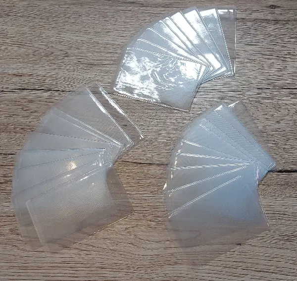 Klarsichthüllen für Visitenkarten, 31 Stk. Originalverpackt