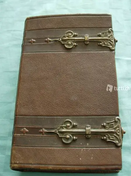  Antikes Fotoalbum 19. Jahrhundert Beschläge Verschlüsse
