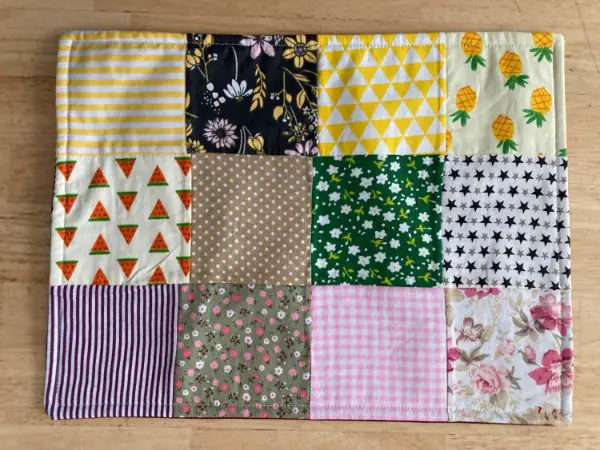 2 Tischsets Patchwork, klein