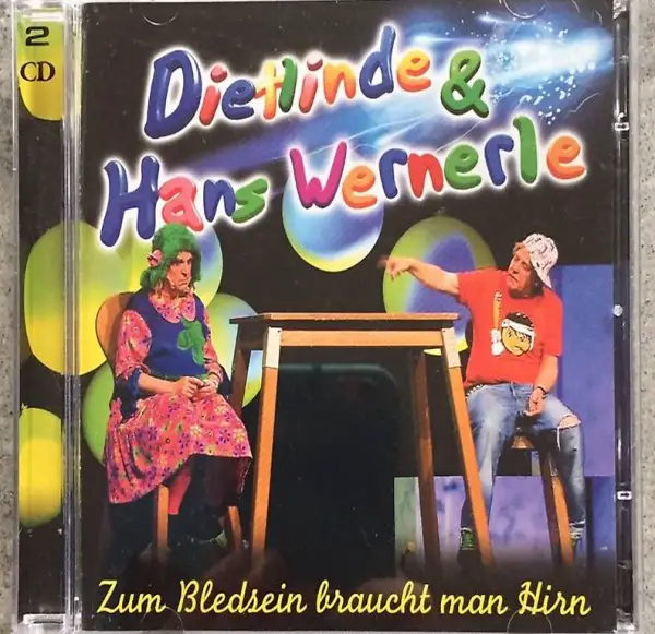 2 CDs Humor Hörspiel Dietlinde & Hans Wernerle