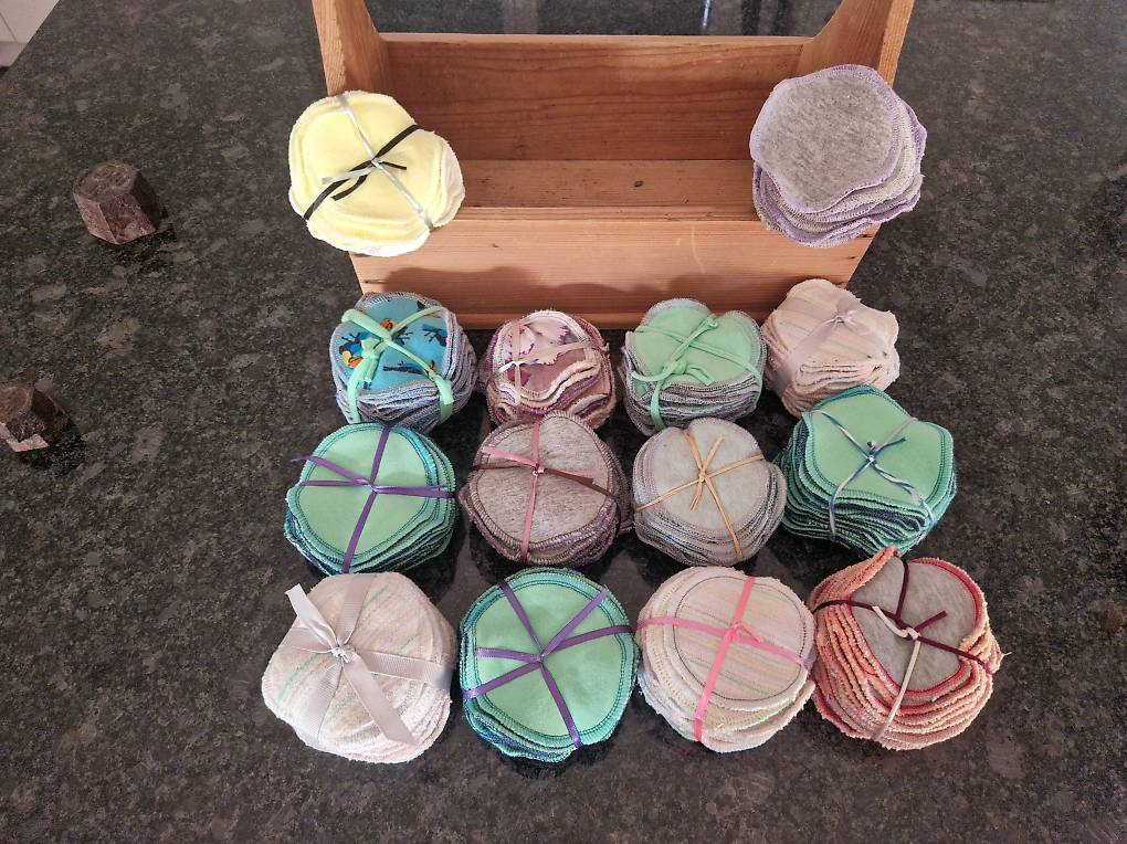 Waschbare Gesichtspads selbstgenäht