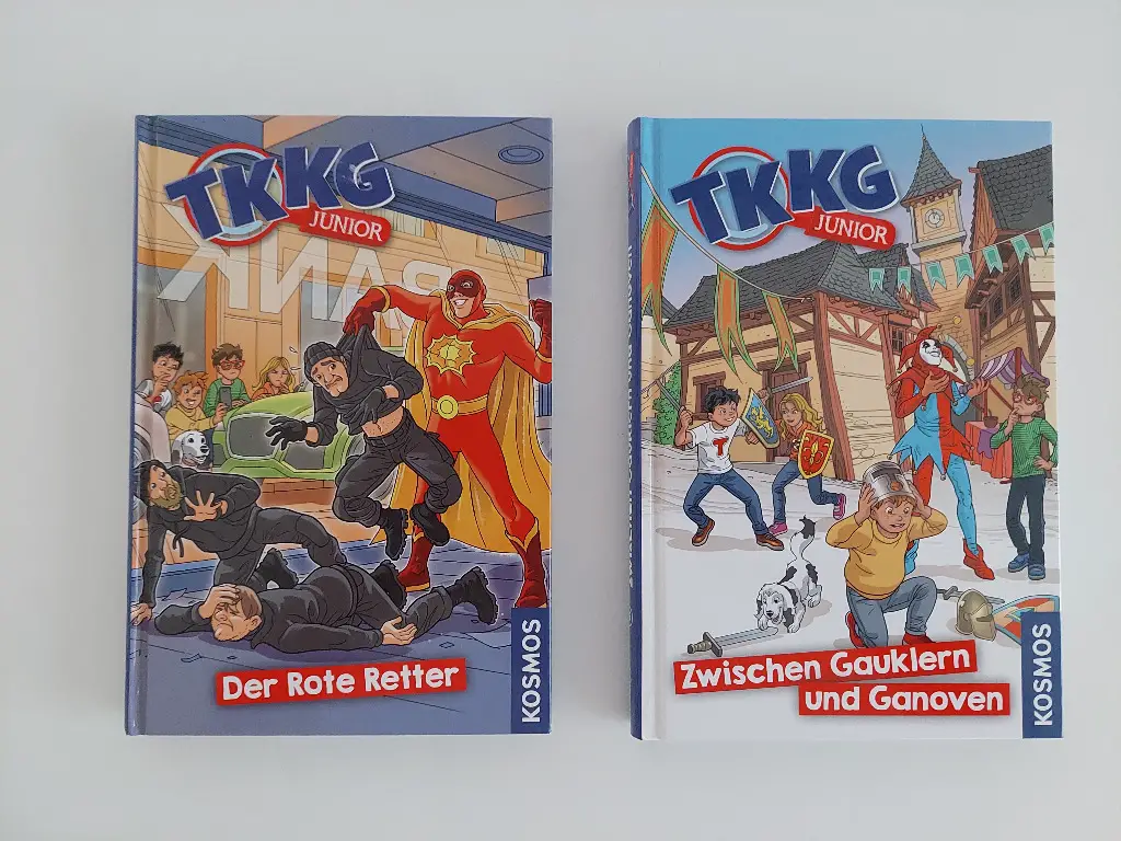 2 Bücher "TKKG JUNIOR", in Top-Zustand