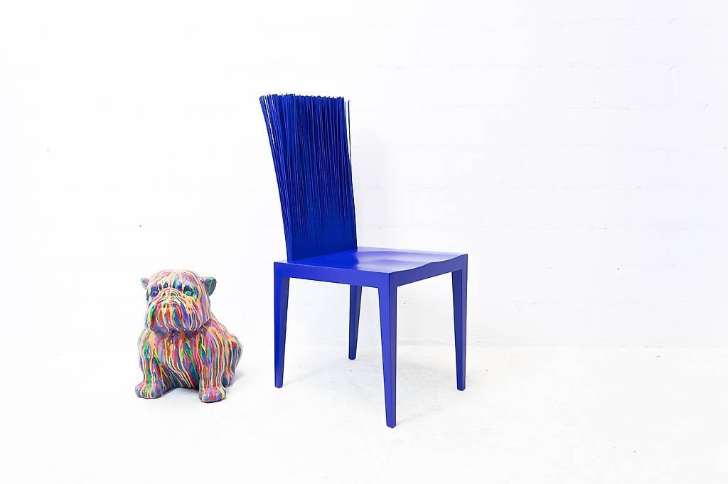 Edra Jenette Stuhl Blau Campana Brothers - 2 Stück verfügbar