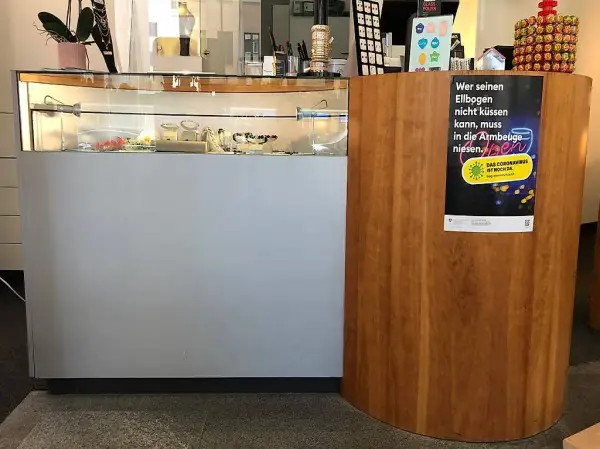  Vitrine Schmuckvitrine Theke Ladenvitrine Juwelier