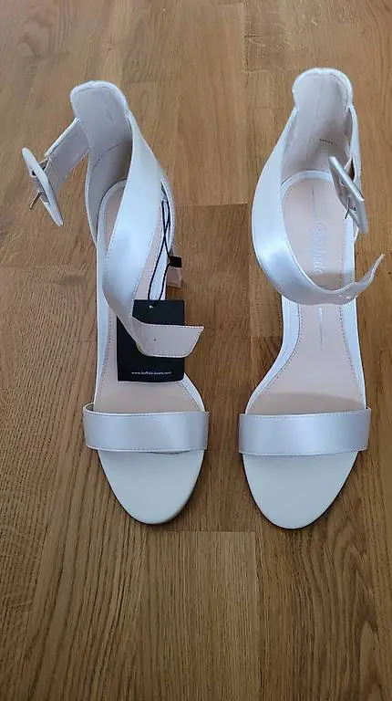 Hochzeitsschuhe, 10cm, Gr. 39, NEU