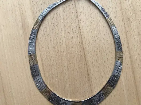 Collier in 925er Silber vergoldet