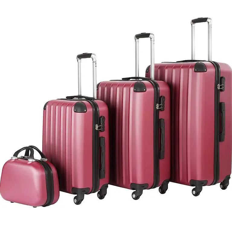  Hartschalenkoffer und Beauty-Case Set