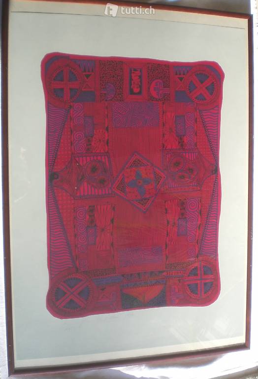 Jörg Schuldhess: grosse sign/num. Serigr. Basler Kunstmaler