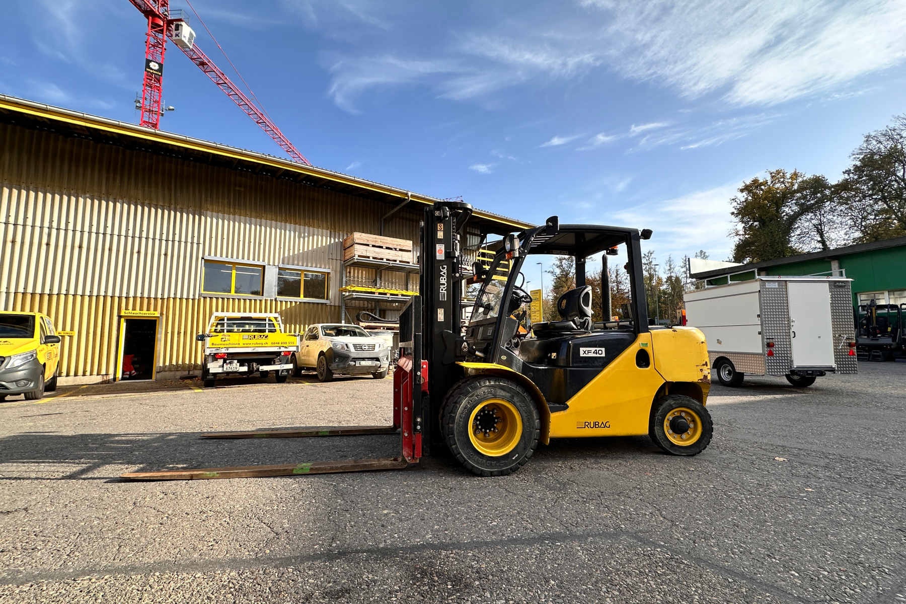 rubag, cpd40-xw58b sn 0093, gabelstapler