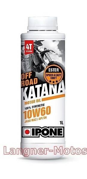 IPONE Katana Off Road 10W-60 (10W60) Motorrad 4T Motorenöl