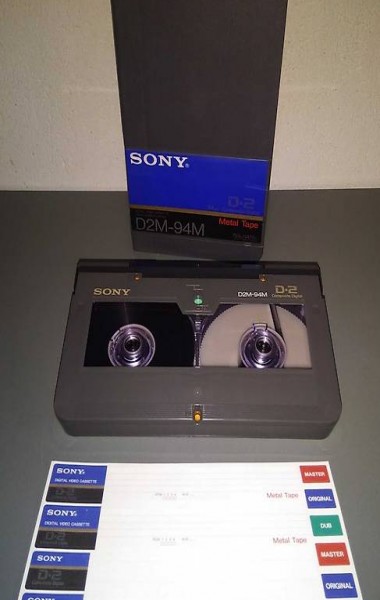 Sony D2M-94M Digital D2 Video Cassette