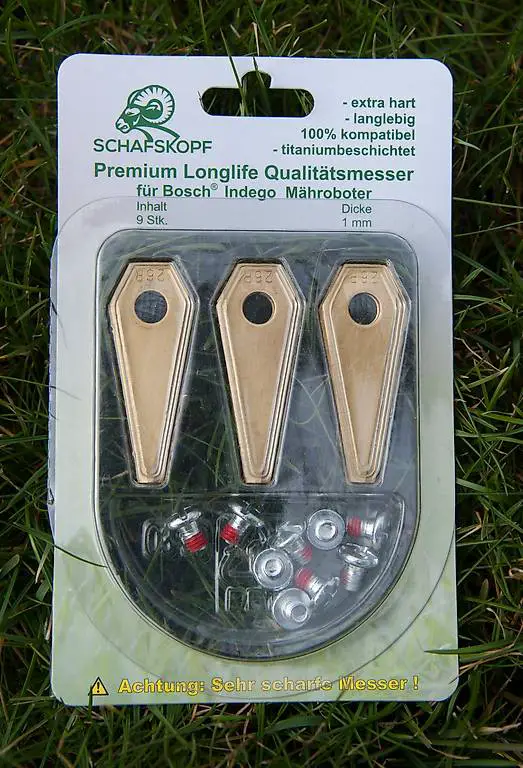 Bosch Indego Roboter Ersatzmesser Titan Neu