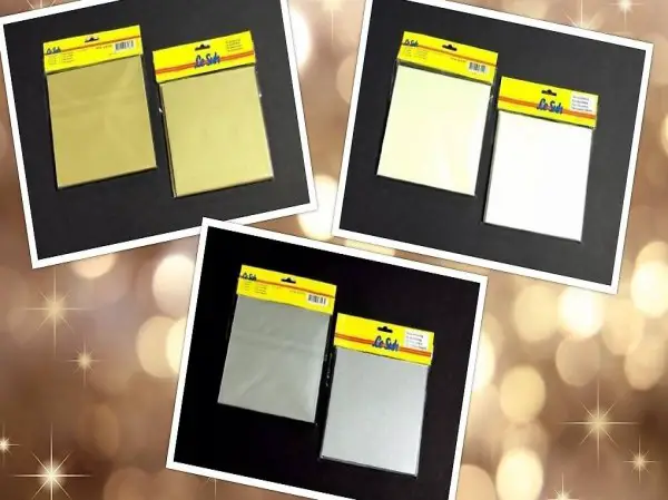 Karten mit Couverts 10 Stück 15 x 15cm